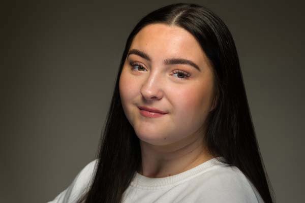 Headshot of Actor on Dark Background By North East Photographer John J Bloomfield