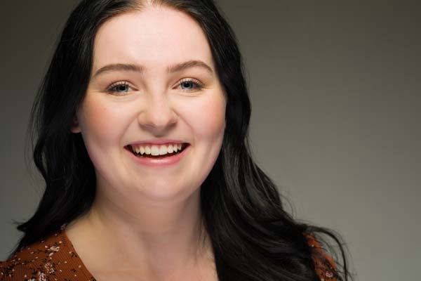 Headshot of Actress and Singer Jenny Jones taken by Sunderland Photographer John J Bloomfield
