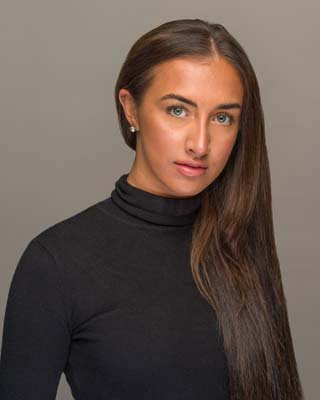 Headshot of Actor on Dark Background By North East Photographer John J Bloomfield