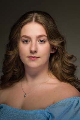 Headshot of Actor on Dark Background By North East Photographer John J Bloomfield