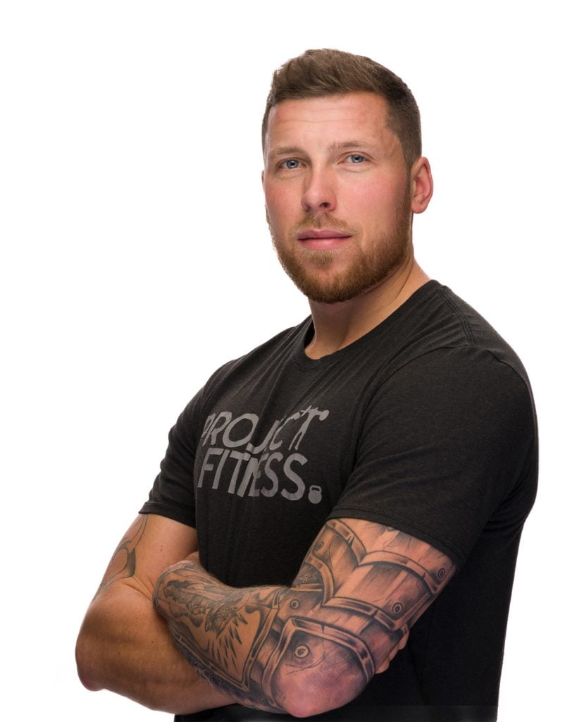 Headshot Of Gym Owner on a White Background